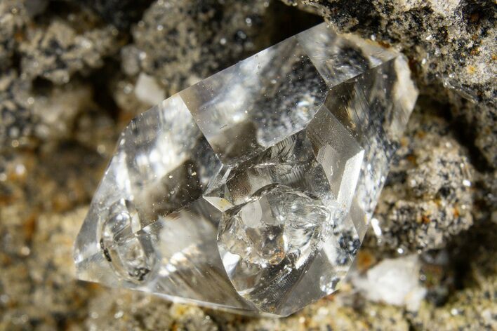 Herkimer Diamond in Matrix - The Ace of Diamonds Mine, New York #324470